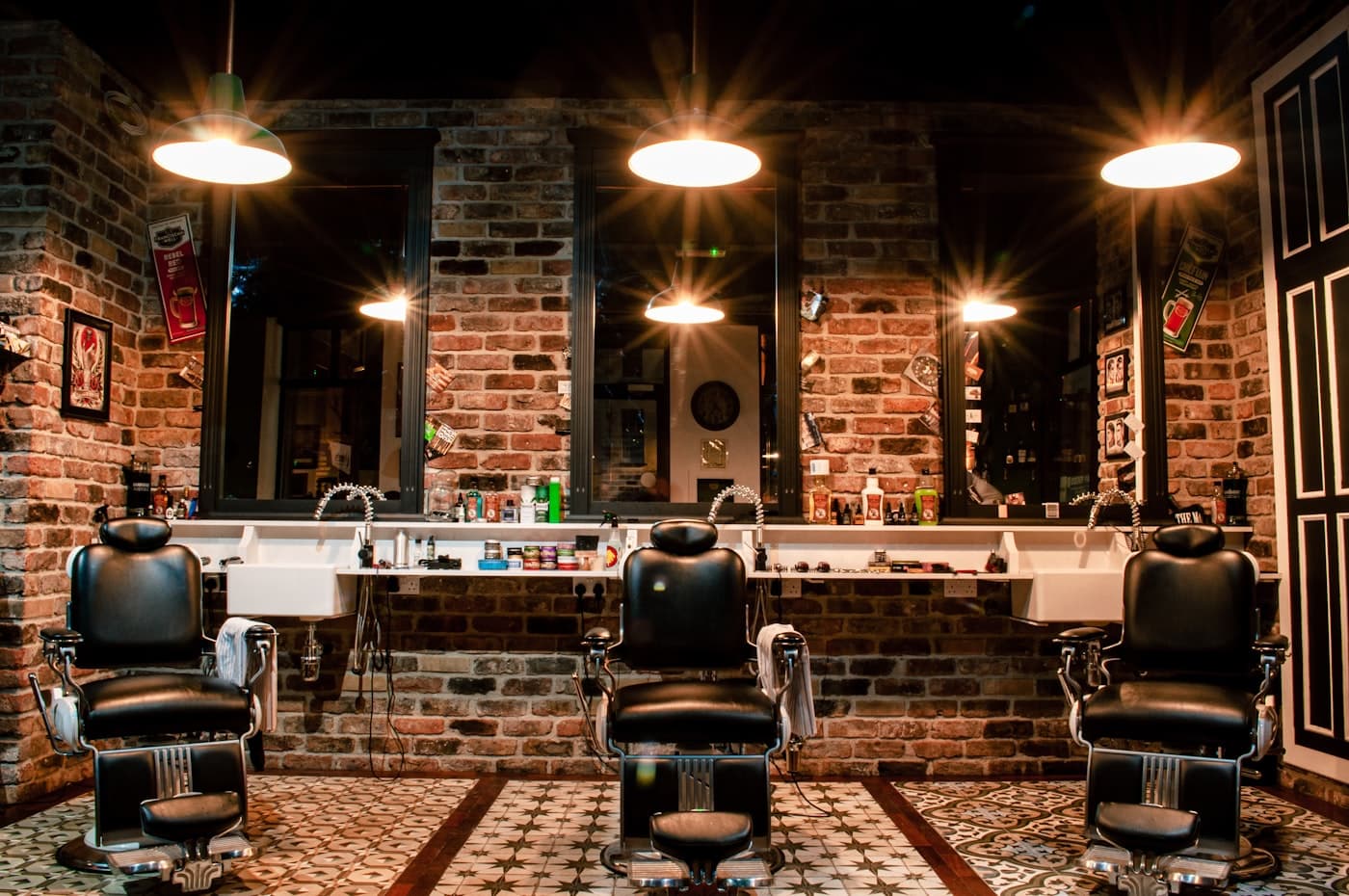 Interieur des Klas Barbershops